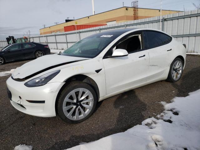 TESLA MODEL 3 2021 with VIN 5YJ3E1EA9MF937460 - Photo from auction
