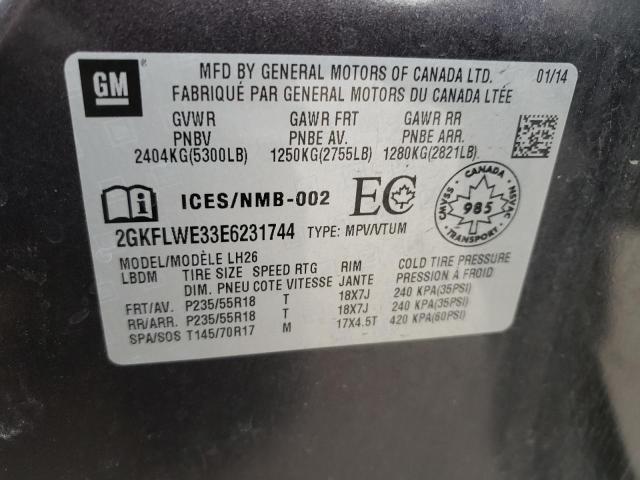 Photo 14 from auction – 2014 GMC TERRAIN SL with VIN 2GKFLWE33E6231744
