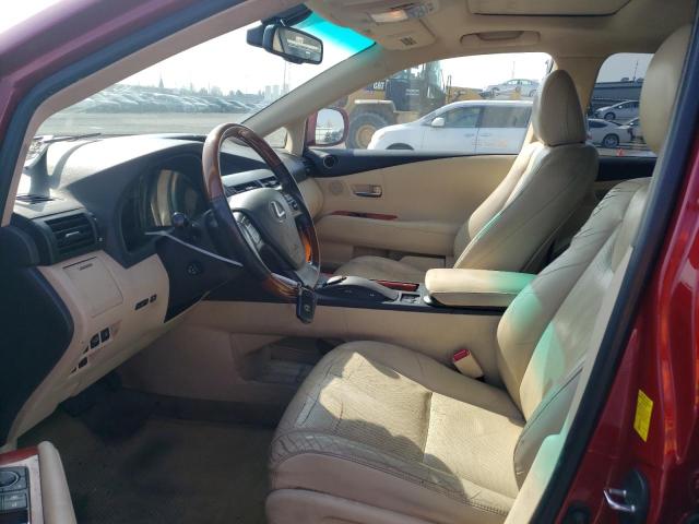 Photo 7 from auction – 2010 LEXUS RX 450 with VIN JTJBC1BA0A2007805