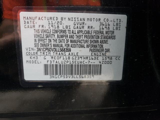 Photo 14 from auction – 2020 NISSAN KICKS SR with VIN 3N1CP5DV3LL568359
