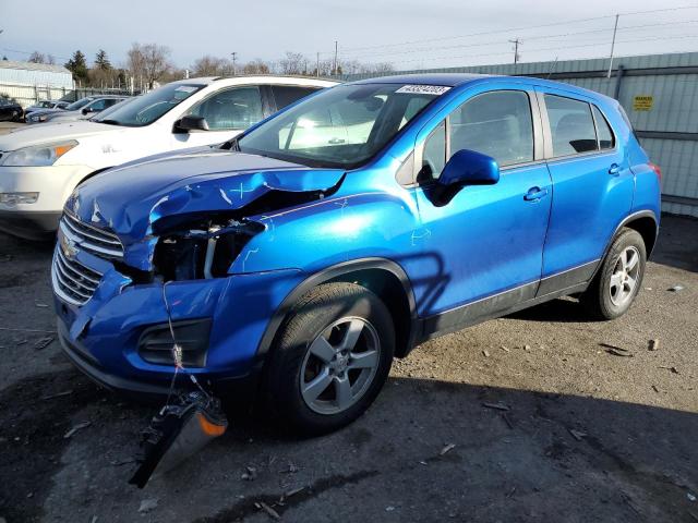 CHEVROLET TRAX LS 2016 with VIN KL7CJNSB8GB728215 - Photo from auction