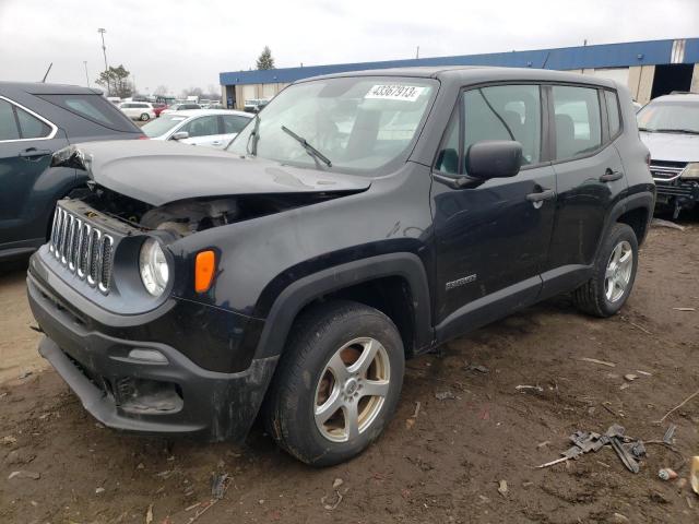 JEEP RENEGADE S 2015 with VIN ZACCJBAT3FPB44921 - Photo from auction