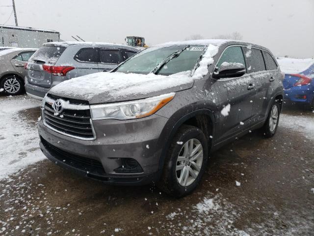 TOYOTA HIGHLANDER 2015 with VIN 5TDZARFH3FS014633 - Photo from auction