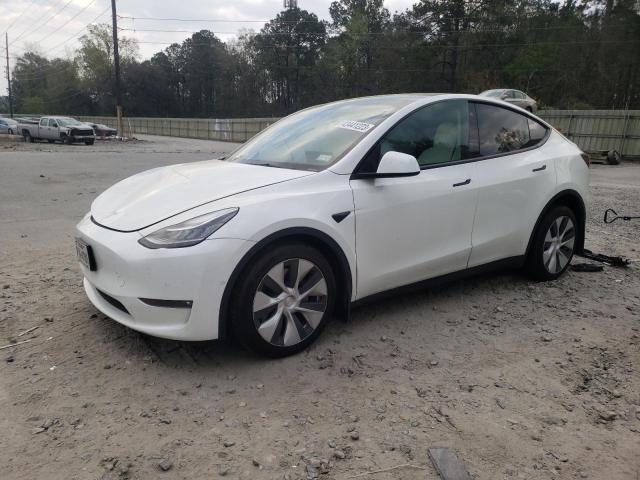 TESLA MODEL Y 2021 with VIN 5YJYGDEE5MF206044 - Photo from auction