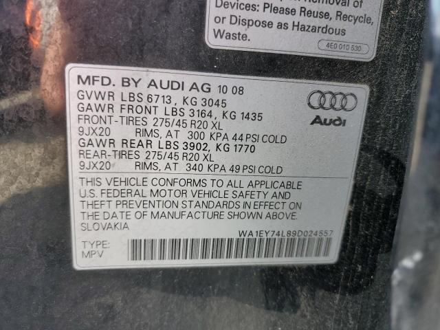 Photo 14 from auction – 2009 AUDI Q7 3.6 QUA with VIN WA1EY74L89D024557