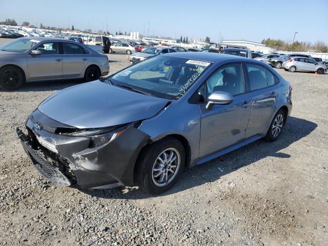TOYOTA COROLLA LE 2020 with VIN JTDEBRBE4LJ023745 - Photo from auction