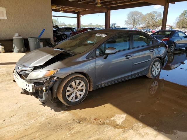 HONDA CIVIC LX 2012 with VIN 2HGFB2F59CH577128 - Photo from auction