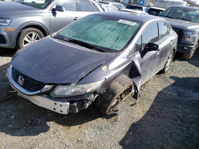 HONDA CIVIC LX 2015 with VIN 19XFB2F50FE707585 - Photo from auction