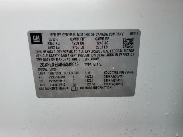 Фото 14 с аукциона – 2017 GMC TERRAIN SL с VIN 2GKFLNE34H6348649
