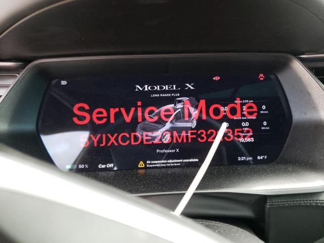 Photo 9 from auction – 2021 TESLA MODEL X with VIN 5YJXCDE23MF321352