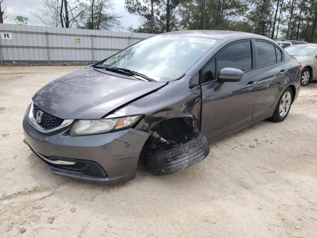 Photo 1 from auction – 2014 HONDA CIVIC LX with VIN 19XFB2F54EE050949