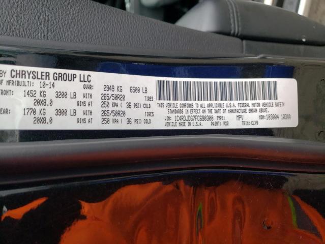 Photo 14 from auction – 2015 DODGE DURANGO LI with VIN 1C4RDJDG7FC690300