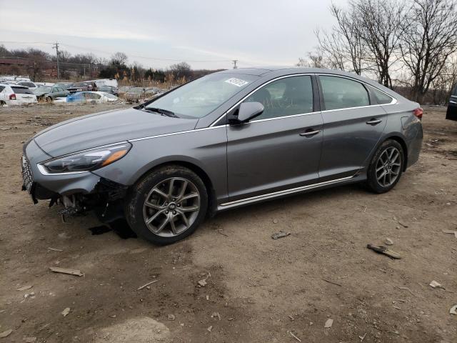 HYUNDAI SONATA LIM 2019 with VIN 5NPE34AB8KH807604 - Photo from auction