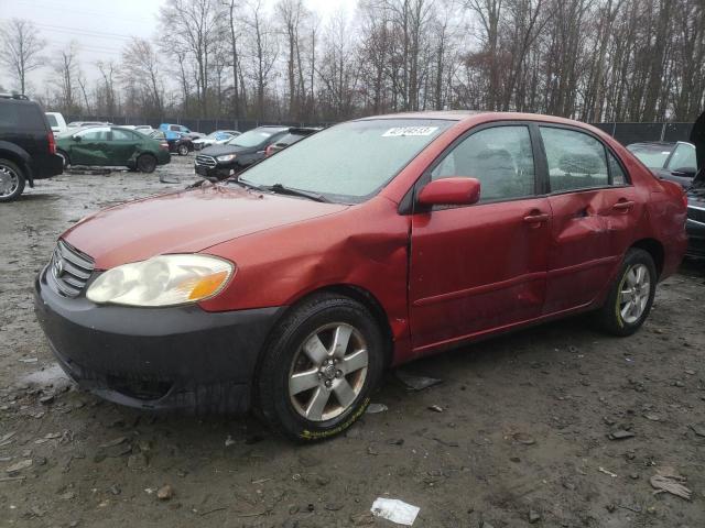 TOYOTA COROLLA CE 2003 with VIN 1NXBR32E43Z153577 - Photo from auction