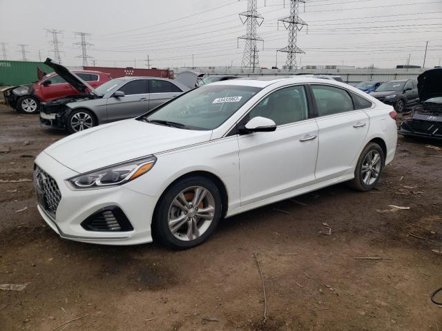 HYUNDAI SONATA LIM 2019 with VIN 5NPE34AF0KH762208 - Photo from auction