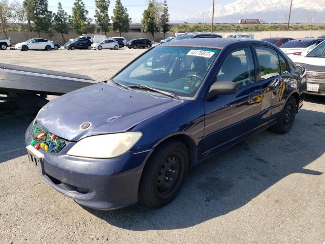 HONDA CIVIC LX 2004 with VIN 2HGES15544H604292 - Photo from auction