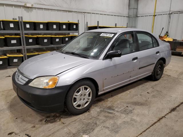 Photo 1 from auction – 2001 HONDA CIVIC DX with VIN 1HGES16281L072290