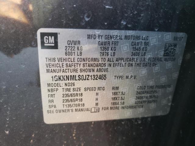 Photo 14 from auction – 2018 GMC ACADIA SLT with VIN 1GKKNMLS0JZ132465