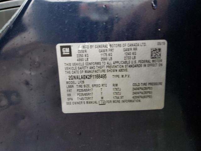 Photo 14 from auction – 2015 CHEVROLET EQUINOX LS with VIN 2GNALAEK2F1168495
