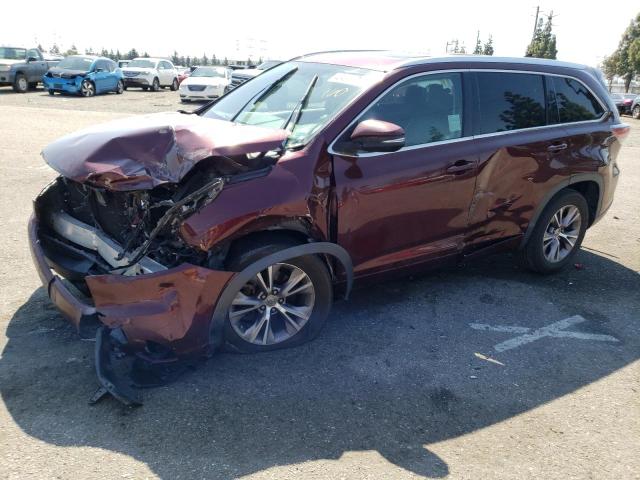 TOYOTA HIGHLANDER 2015 with VIN 5TDKKRFH9FS085026 - Photo from auction