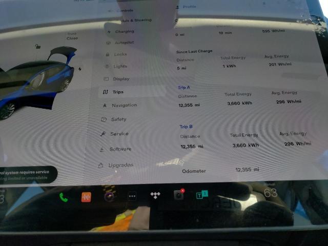 Photo 9 from auction – 2022 TESLA MODEL 3 with VIN 5YJ3E1EB4NF139135