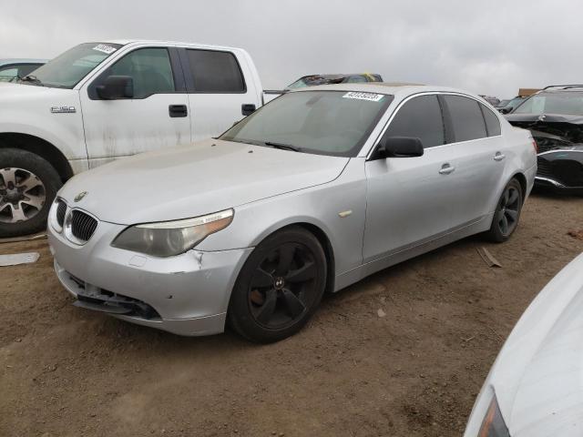 BMW 525 I 2007 with VIN WBANE53597CY04850 - Photo from auction