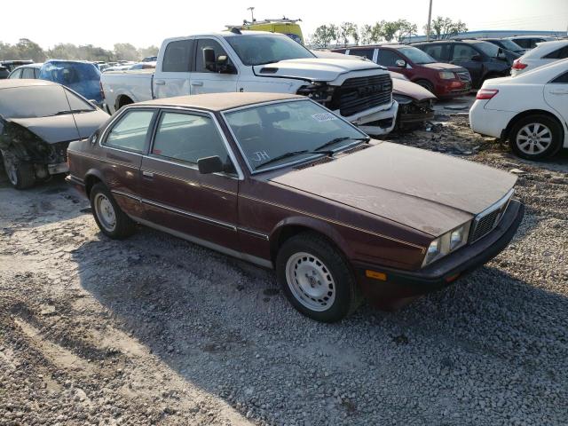 Photo 4 from auction – 1984 MASERATI BITURBO with VIN ZAMAL1104EB319831