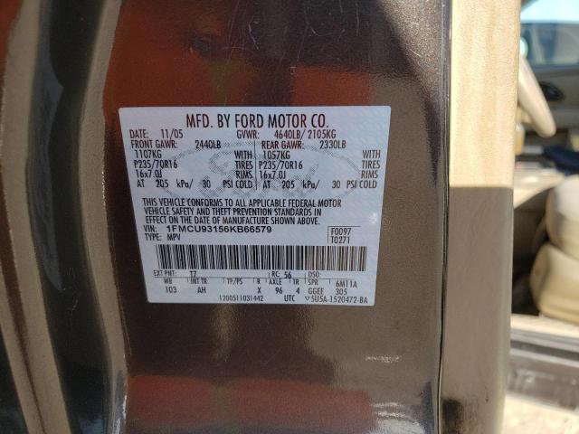 Photo 14 from auction – 2006 FORD ESCAPE XLT with VIN 1FMCU93156KB66579