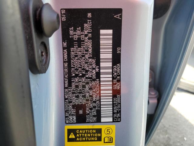 Фото 14 с аукциона – 2010 LEXUS RX 350 с VIN 2T2ZK1BA7AC034064