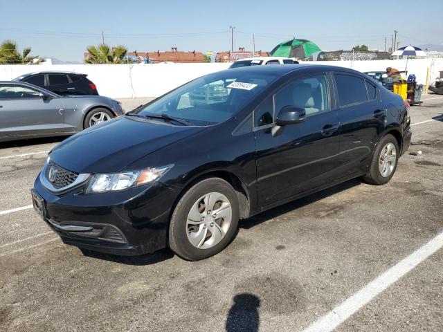 HONDA CIVIC LX 2013 with VIN 19XFB2F52DE257225 - Photo from auction