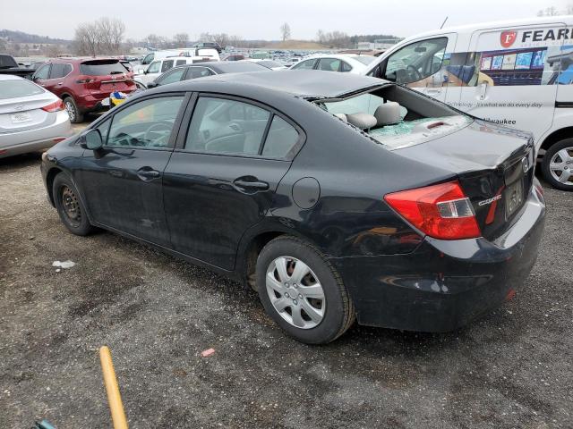 Photo 2 from auction – 2012 HONDA CIVIC LX with VIN 19XFB2F58CE013531