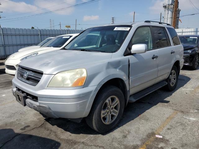 HONDA PILOT EX 2004 with VIN 2HKYF184X4H504658 - Photo from auction