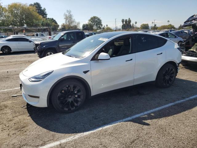 TESLA MODEL Y 2022 with VIN 7SAYGDEE3NF480556 - Photo from auction