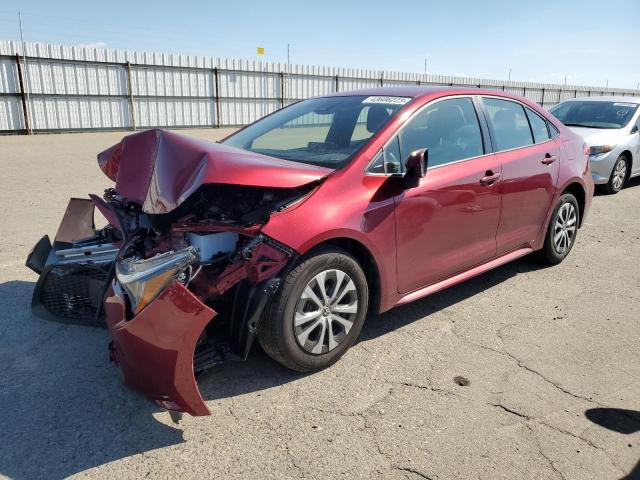 TOYOTA COROLLA LE 2022 with VIN JTDEAMDE0NJ061138 - Photo from auction
