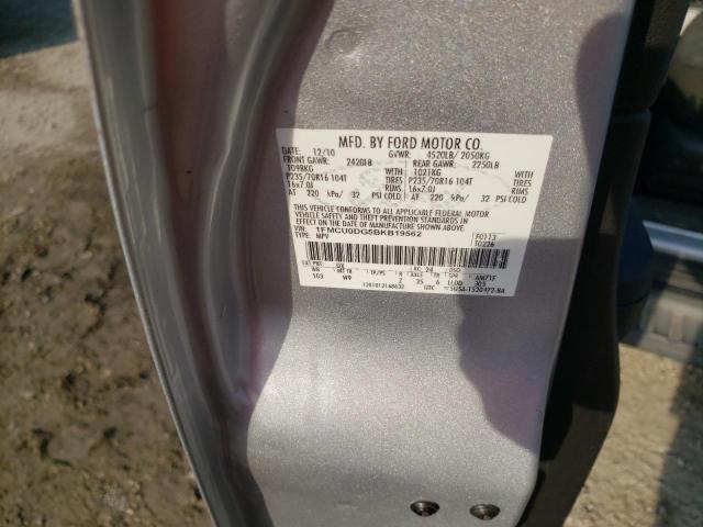 Photo 14 from auction – 2011 FORD ESCAPE XLT with VIN 1FMCU0DG5BKB19562