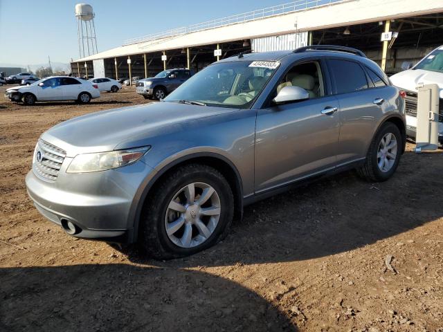 INFINITI FX35 2005 with VIN JNRAS08W75X218250 - Photo from auction