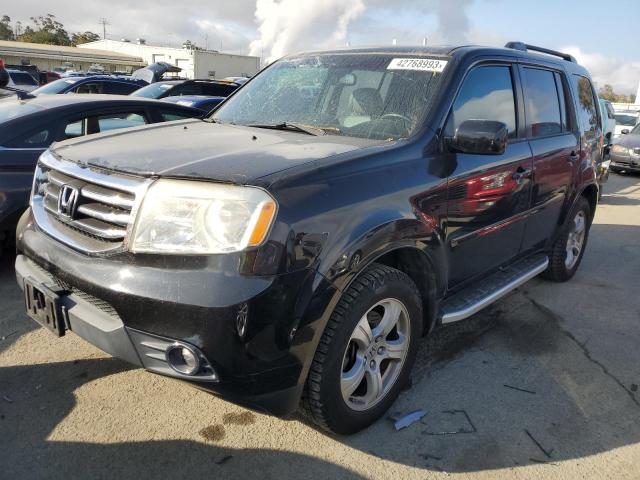 HONDA PILOT EXL 2012 with VIN 5FNYF4H52CB001794 - Photo from auction