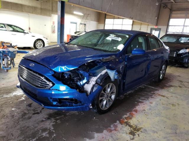 FORD FUSION SE 2017 with VIN 3FA6P0HD0HR128995 - Photo from auction