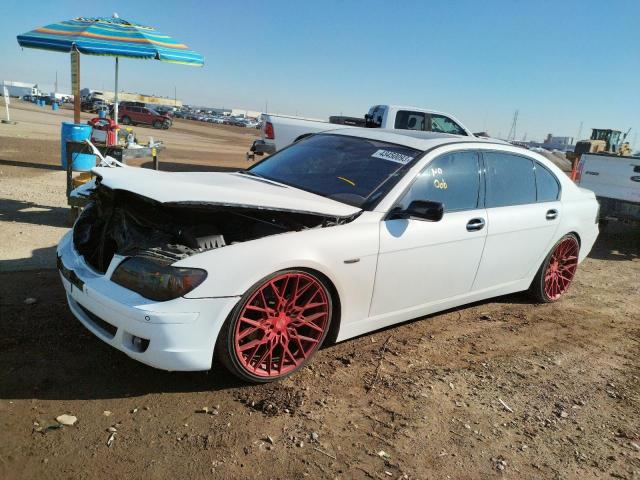 BMW 750 2007 with VIN WBAHN83587DT77072 - Photo from auction