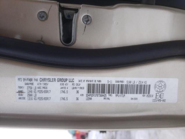 Photo 14 from auction – 2011 DODGE JOURNEY SX with VIN 3D4PG5FG7BT560425