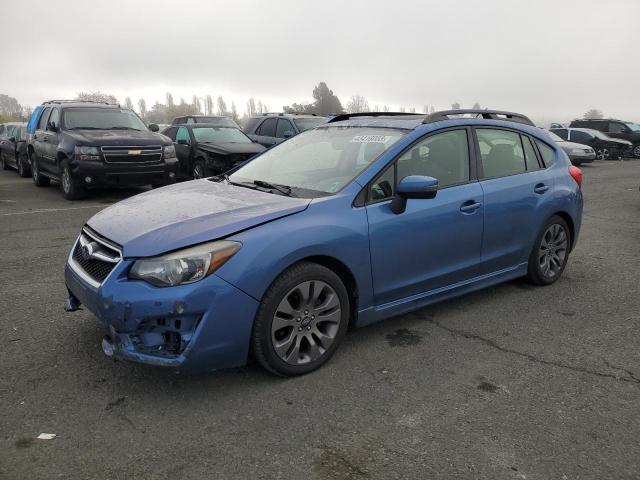 SUBARU IMPREZA SP 2015 with VIN JF1GPAW69FH206154 - Photo from auction