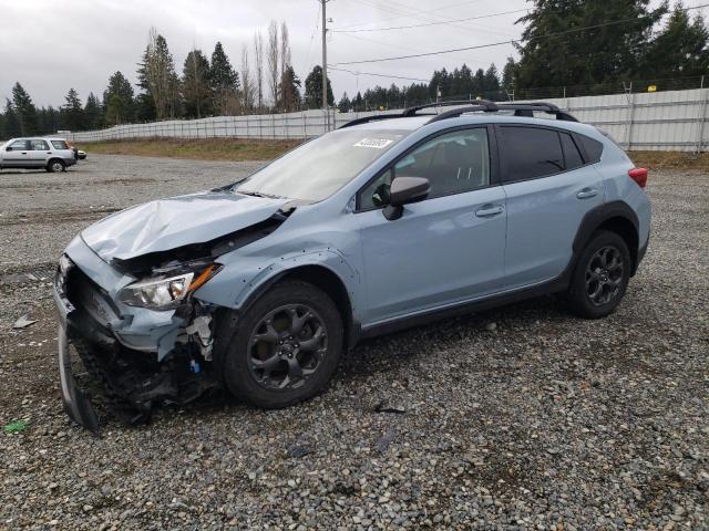 SUBARU CROSSTREK 2021 with VIN JF2GTHRC6MH665799 - Photo from auction