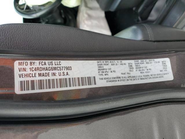 Photo 14 from auction – 2021 DODGE DURANGO SX with VIN 1C4RDHAG6MC577903