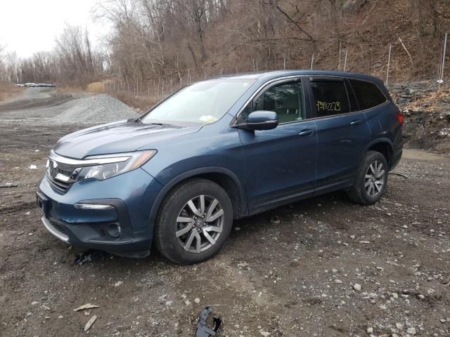 HONDA PILOT EX 2019 with VIN 5FNYF6H39KB014566 - Photo from auction