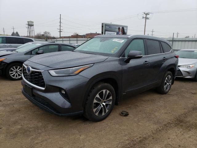 TOYOTA HIGHLANDER 2022 with VIN 5TDHBRCH5NS542847 - Photo from auction