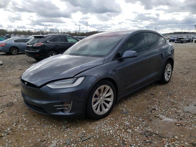 TESLA MODEL X 2021 with VIN 5YJXCDE23MF321352 - Photo from auction