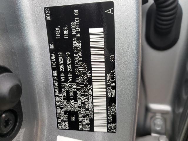 Photo 14 from auction – 2022 TOYOTA HIGHLANDER with VIN 5TDHZRBH9NS230432