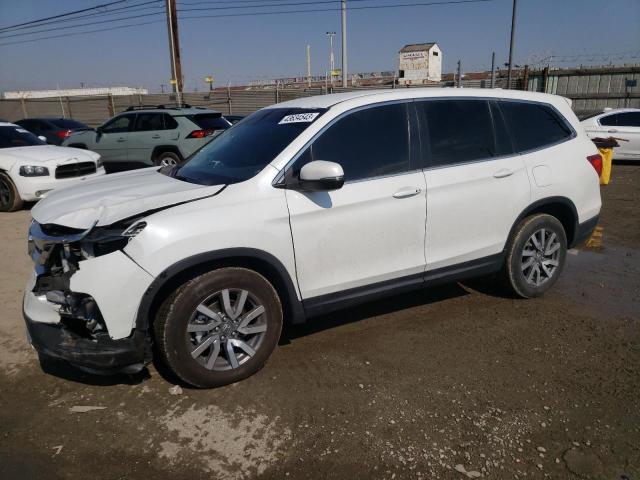 HONDA PILOT EX 2021 with VIN 5FNYF5H30MB005591 - Photo from auction