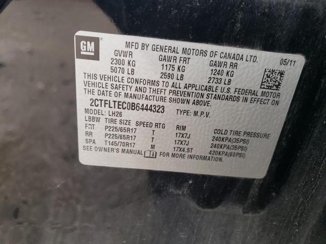 Photo 14 from auction – 2011 GMC TERRAIN SL with VIN 2CTFLTEC0B6444323