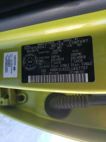 Photo 14 from auction – 2020 HYUNDAI KONA LIMIT with VIN KM8K3CA52LU497797